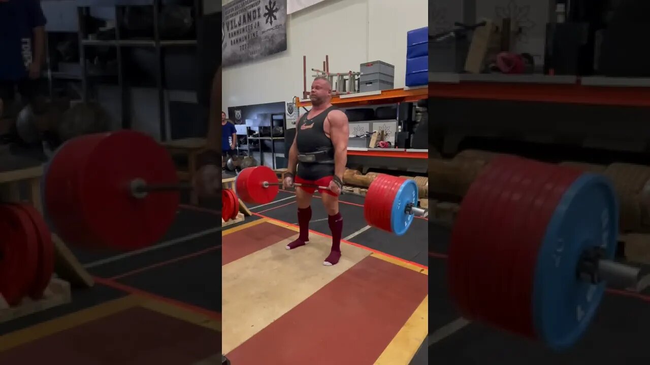 Rauno Heinla consegue de novo um Recorde Mundial Master não oficial - 460kg #shorts