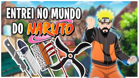 Entrei no mundo do Naruto e testei algumas armas!