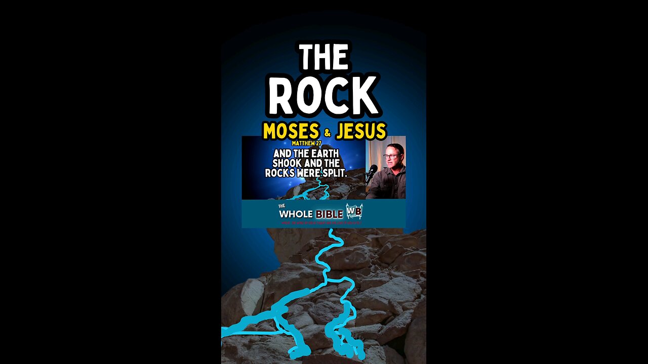 You can see the Rock in Moses story displayed Jesus‼️