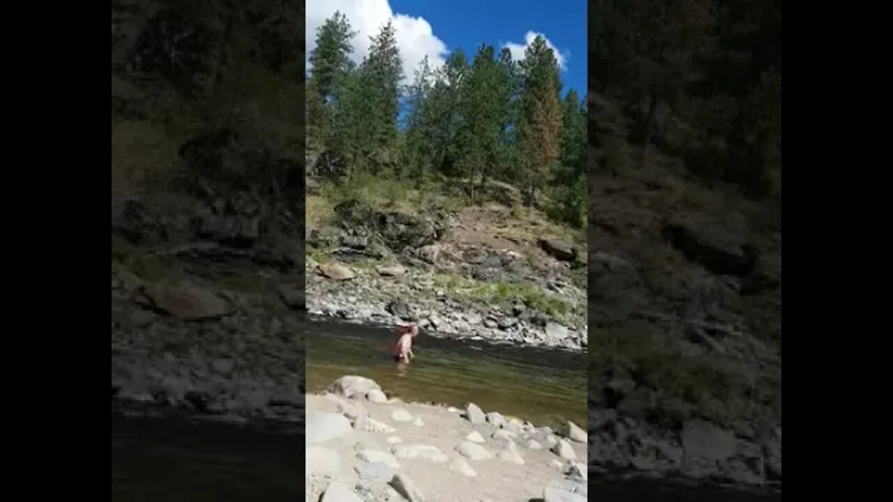 Swim in the River after a Hard day work.