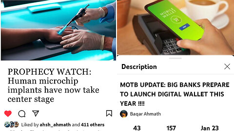 χάραγμα Update: The RFID CHIP IS NOW THE CENTER TALK/PROPHECY WATCH