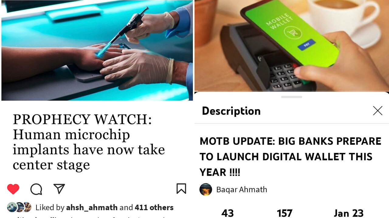 χάραγμα Update: The RFID CHIP IS NOW THE CENTER TALK/PROPHECY WATCH