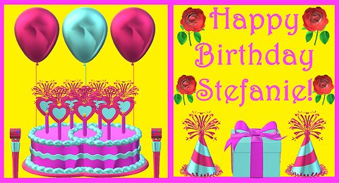 Happy Birthday 3D - Happy Birthday Stefanie - Happy Birthday To You - Happy Birthday Song