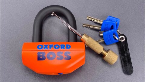 [1134] Oxford “Boss” Motorcycle Lock Picked