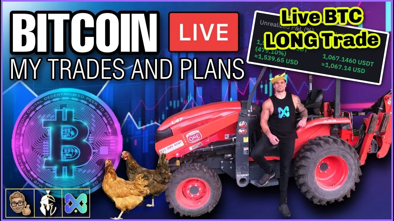 LIVE BTC LONG TRADE - OPERATION DUMP & PUMP | ANALYSIS & PLANS