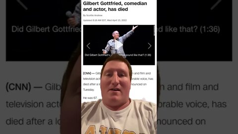 NEWS FLASH: Gilbert Gottfried Passes Away (The Aflac Duck Has Left Us)