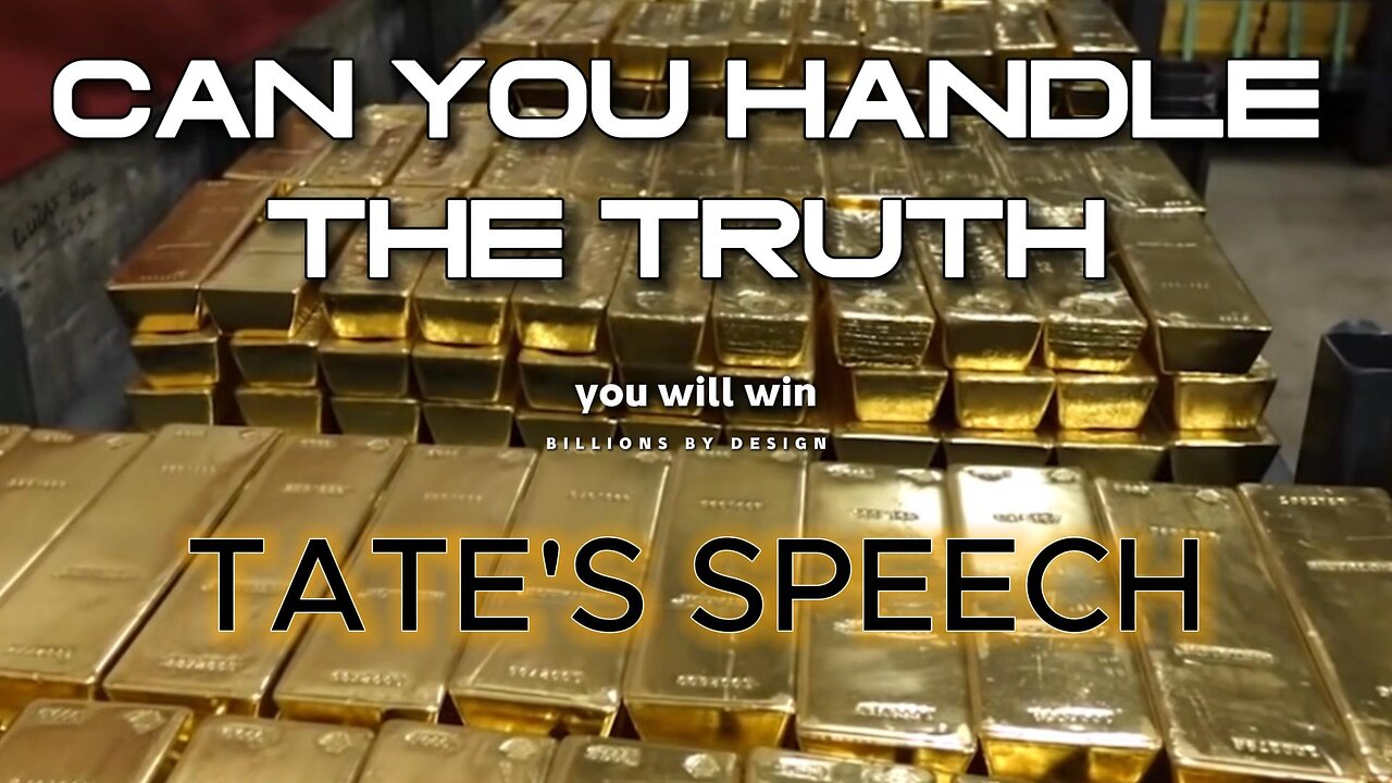 Can you handle the TRUTH - Tate's Speech