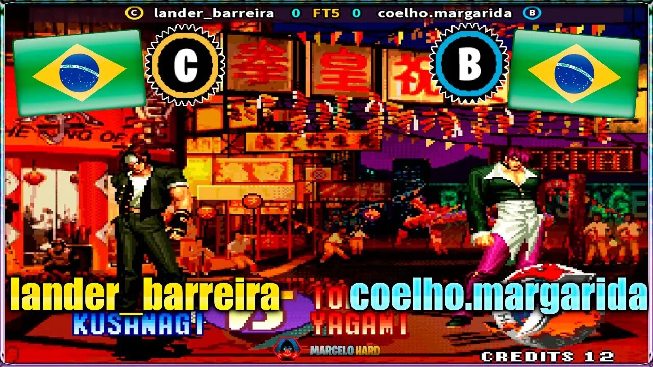 The King of Fighters '97 (lander_barreira Vs. coelho.margarida) [Brazil Vs. Brazil]