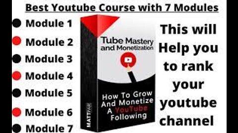 Youtube Mastery and Monetization by Matt Par.