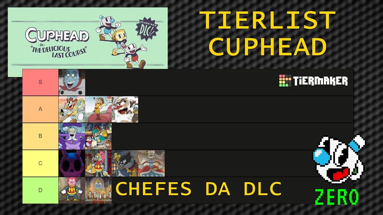 TIERLIST | COM CHEFES DA NOVA DLC DE CUPHEAD