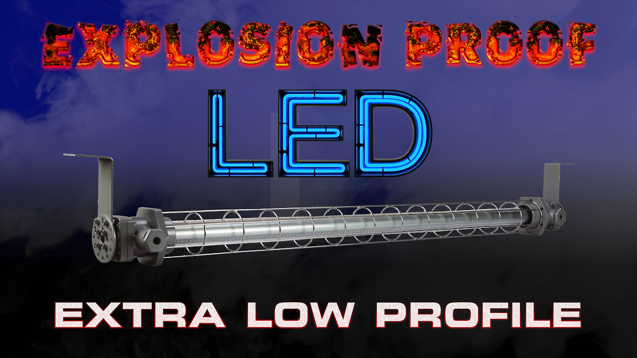 Extra Low Profile Explosion Proof LED Fixture - Class 1 Division 1 & 2 - C2D1&2 - ATEX / IECEx