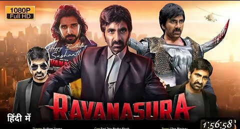 Ravanasura (2023) AMZN WEB-DL Dual Audio ORG. {Hindi DD 5.1 – Telugu