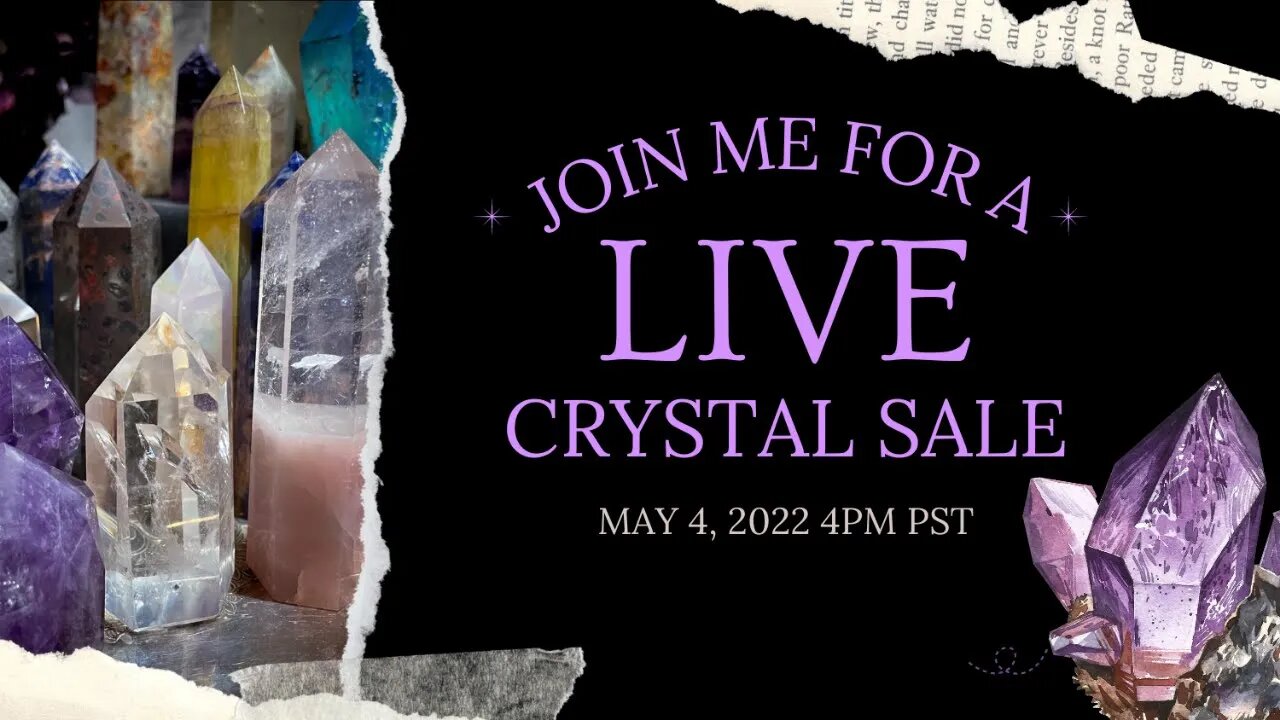 💎 LIVE Crystal Sale