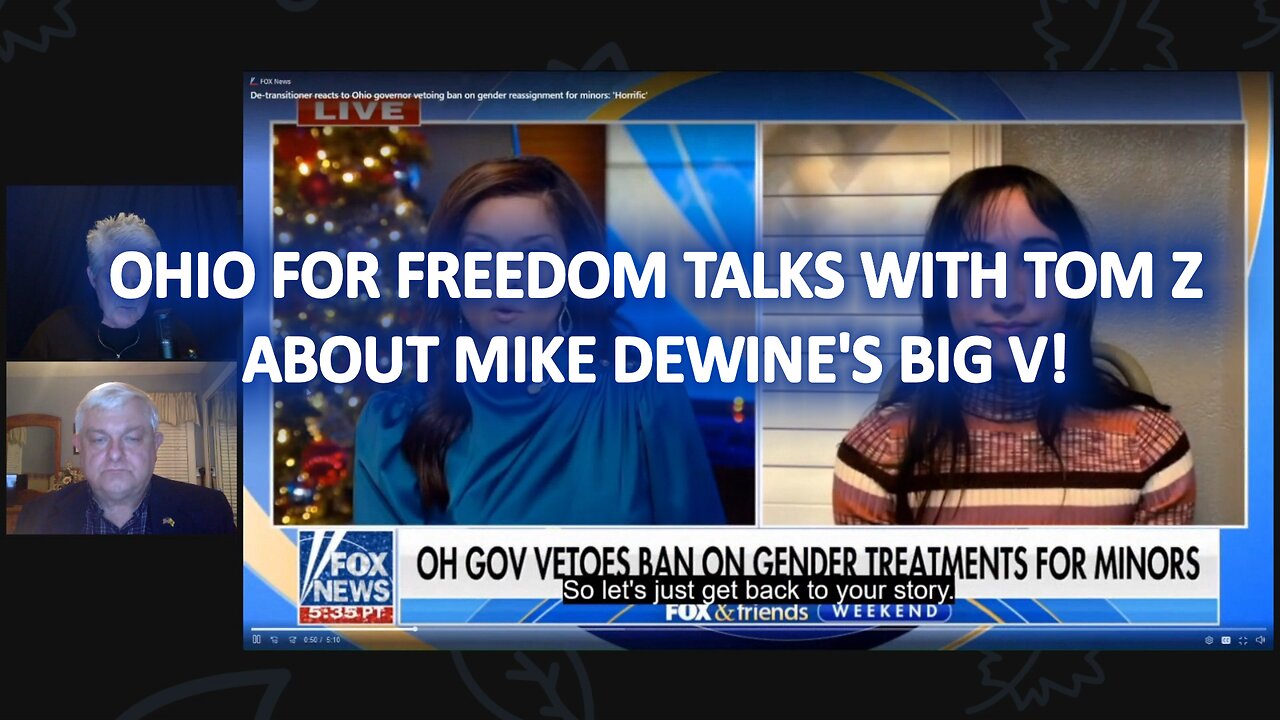TOM Z TALKS TO OHIO FOR FREEDOM ABOUT MIKE DEWINE'S BIG V!