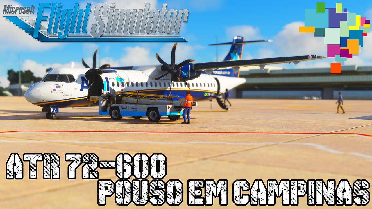 ATR 72-600 AZUL LANDING CAMPINAS (SBKP)