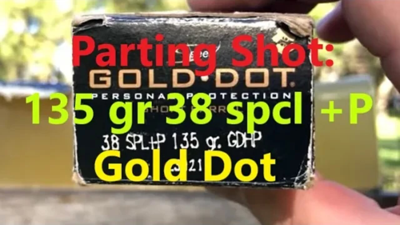 Bonus Material Monday: 135 grain Gold Dot 38 Special +P Short Barrel denim and ballistic gel retest