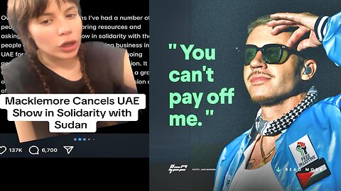 American Rapper Macklemore Cancels Dubai Show Over UAE's Purported Role In Sudan Genocide