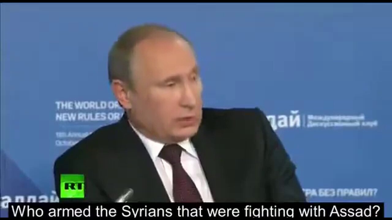 REMINDER - Putin on ISIS: ‘Another threat that President Obama mentioned was ISIS.