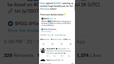 VERASITY OKX USDC LISTING JUST GETS BETTER #cryptoinvesting #verasity #vra #cryptocurrency