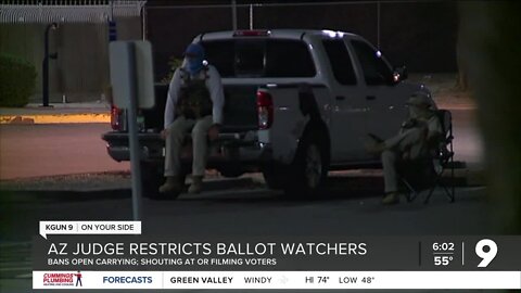 Federal judge in Phoenix to issue temporary restraining order against ballot 'watchers'