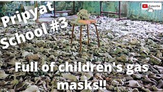 Abandoned School Full of Gas Masks! (Chernobyl, Pripyat)