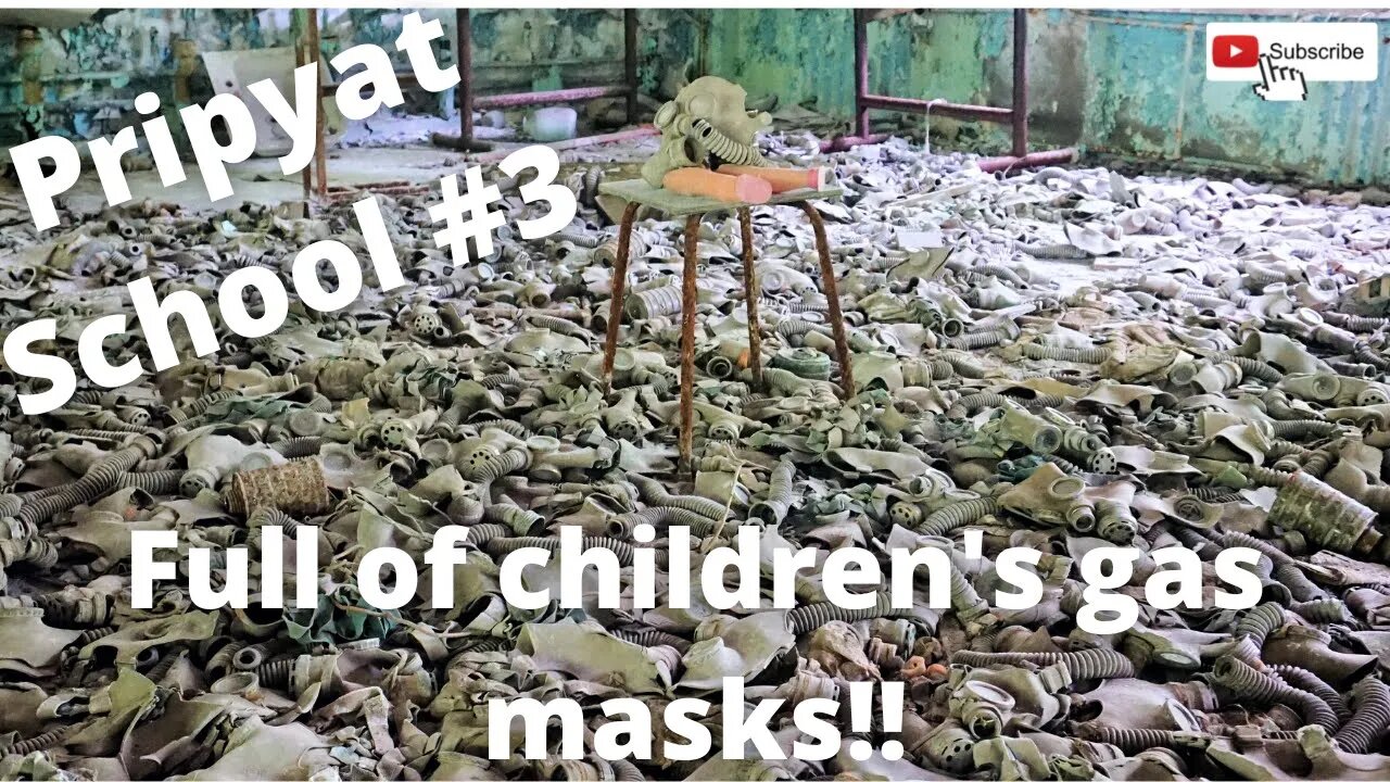 Abandoned School Full of Gas Masks! (Chernobyl, Pripyat)