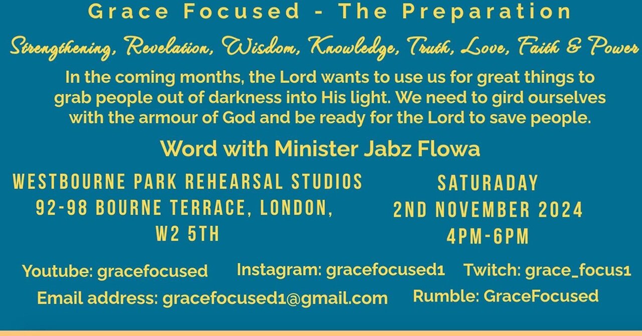 Grace Focused - The Day of The Lord for Believers Part 7