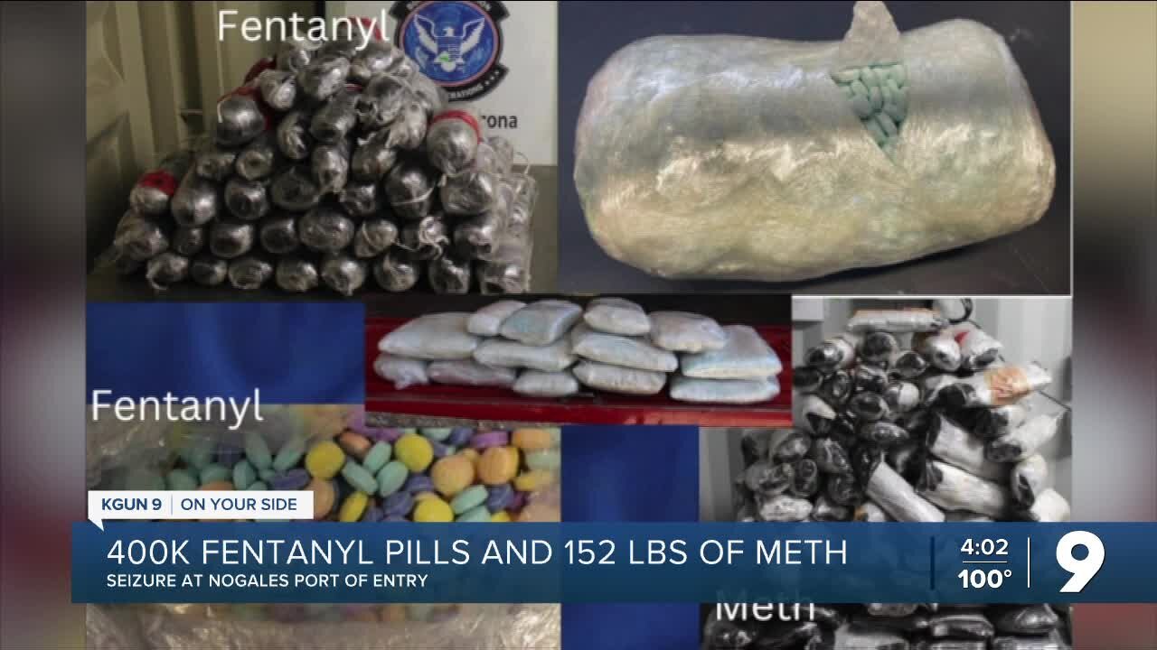 Port of Nogales CBP Officers seize 400,000 fentanyl pills during weekend