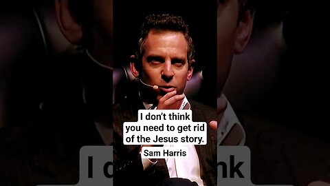 Jesus is a story #jesus #christianity #bible #samharris #atheism #atheist #atheistviews #god #christ