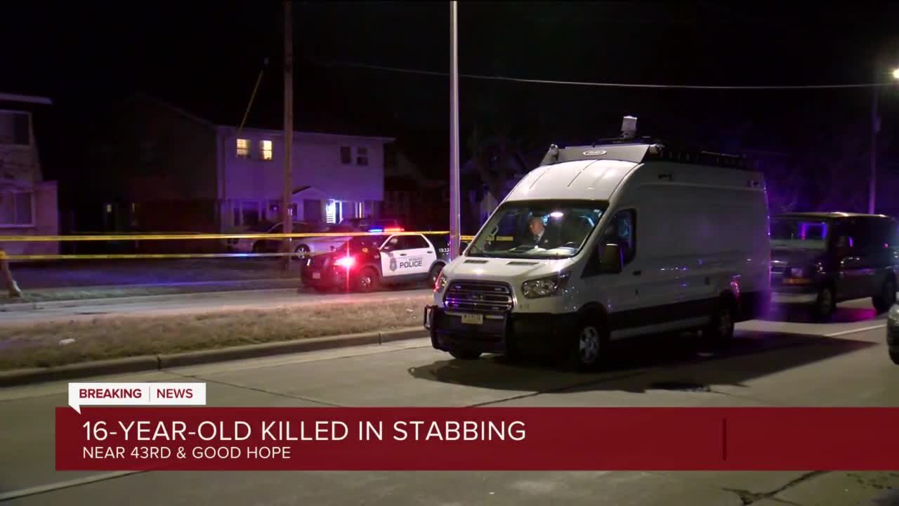 16-year-old killed in stabbing near 43rd and Good Hope, 19-year-old arrested