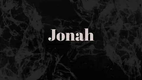 The Jesus/Jonah Journal (Jonah 1:17-2:10)