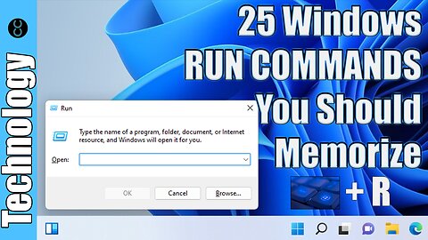 25 Windows RUN COMMANDS You Should Memorize