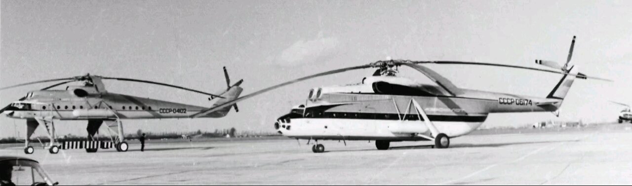On March 7, 1966, a pair of Mil Mi-6 and Mil Mi-10 helicopters set off on a long journey.