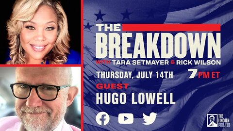 TUNE IN: TONIGHT at 7 PM ET: Hugo Lowell joins The Breakdown.