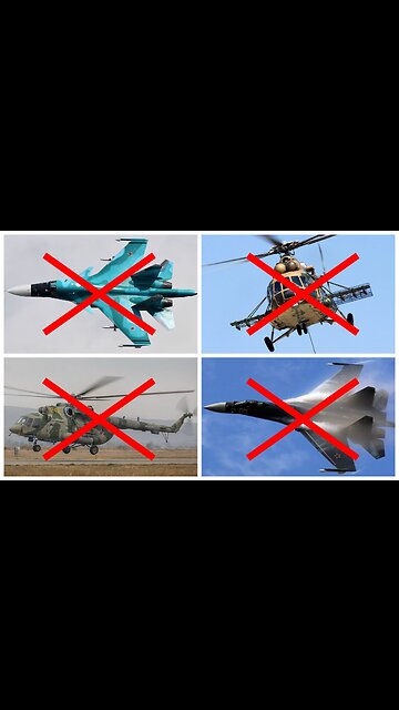 Four Aircraft Lost in Single Day and 9 pilots are dead:it was the worst day for the Russian Air Force in decades.