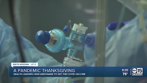 Arizona hospital leaders urging public to get COVID vaccine