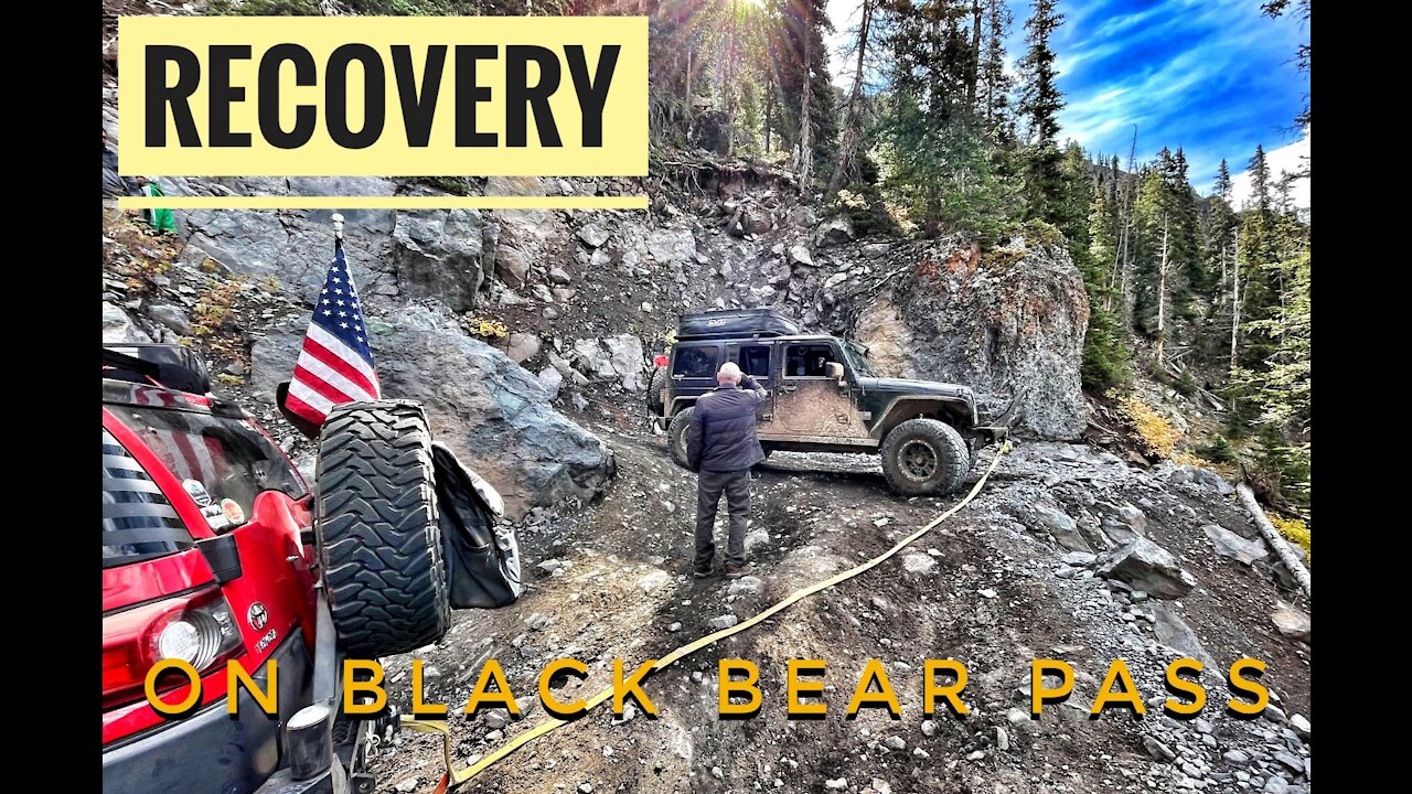 Black Bear pass heart pounding switchback recovery