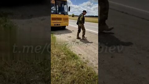 The AFU is moving reinforcements using school buses