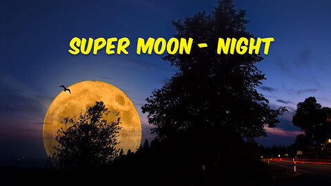 SUPER MOON - Night