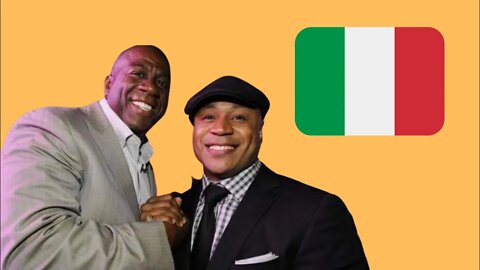 LL cool J & Magic Johnson out in Capri, Italy