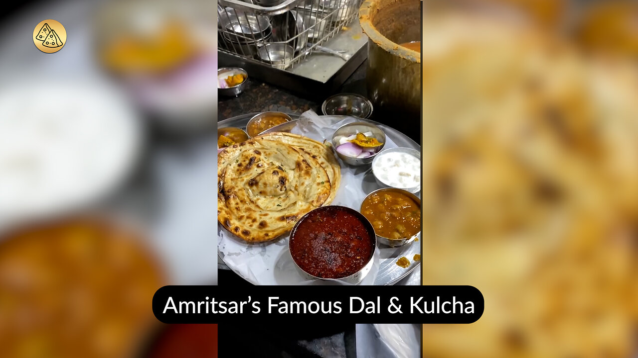 Amritsar's Famous Dal & Kulcha | Indian Street Food