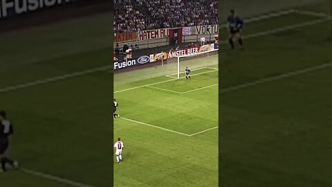 ⚪️🔴⚪️ Zlatan scores on his UCL debut, 20 years ago #shorts #football #clips #shortsfeed