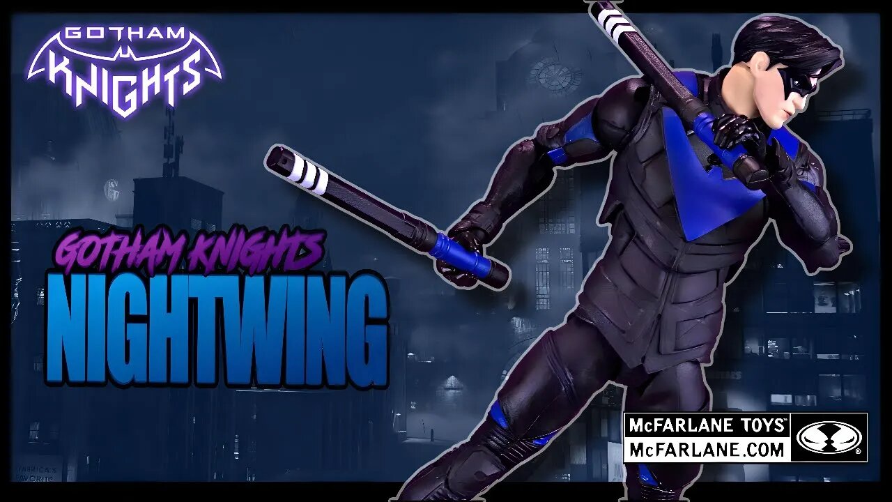 McFarlane Toys DC Multiverse Gotham Knights Nightwing Figure @The Review Spot