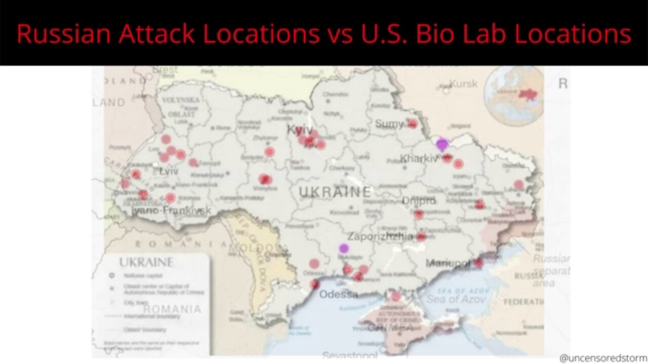 RUSSIAN TARGETS IN UKRAINE VS US BIOLABS IN UKRAINE?