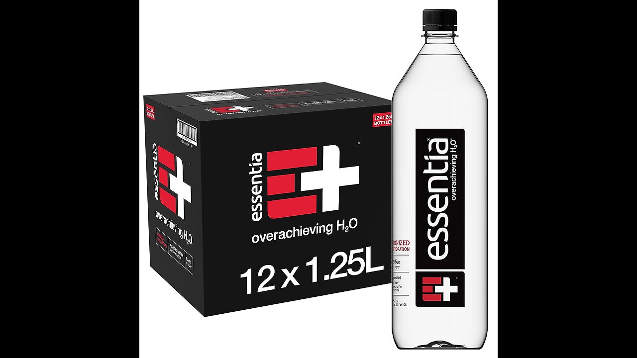 Essentia Water, 99.9% Pure, Infused with Electrolytes for a Smooth Taste