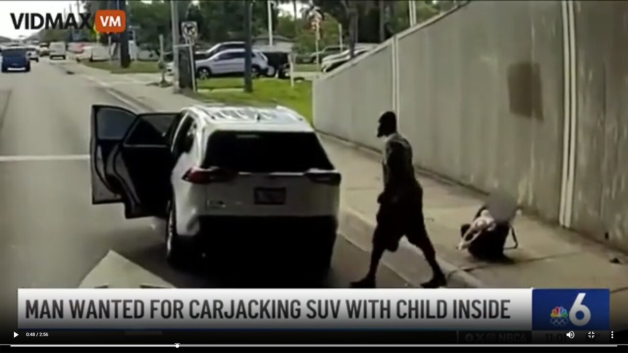 TOTAL POS CARJACKS A WOMAN & TOSSES HER 3 YEAR OLD OUT ON THE SIDE OF THE ROAD IN HIS CAR SEAT