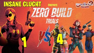 🔴 Fortnite INSANE CLUCHT 1 VS 4 Squad 🔴!pc !salve !cmd !sorteio🔴