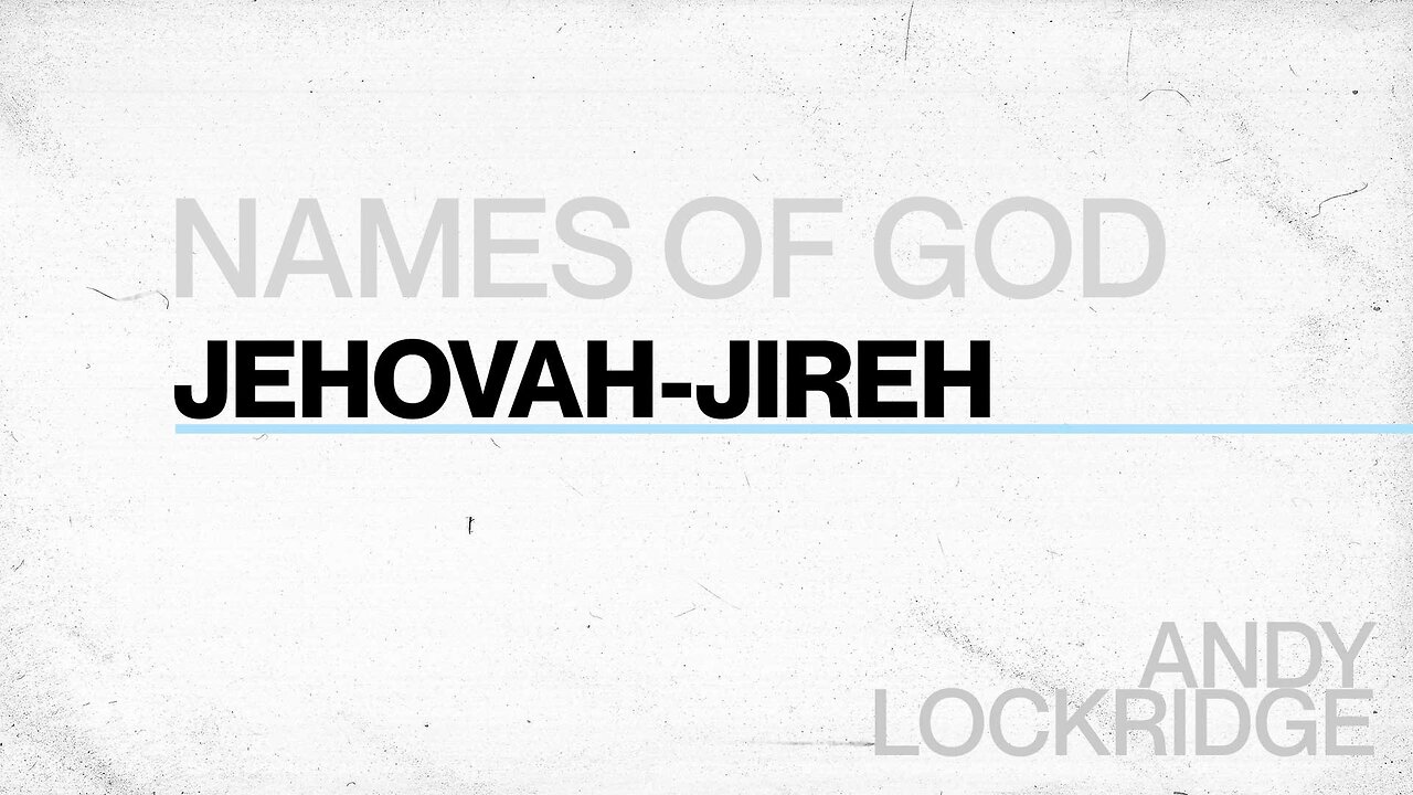 Jehovah Jireh