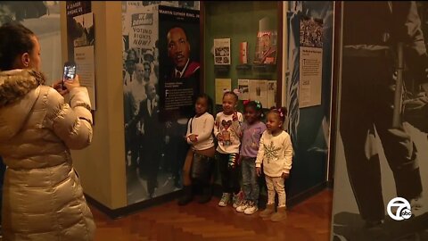 Families look back at civil rights movement at Henry Ford Museum on MLK Day