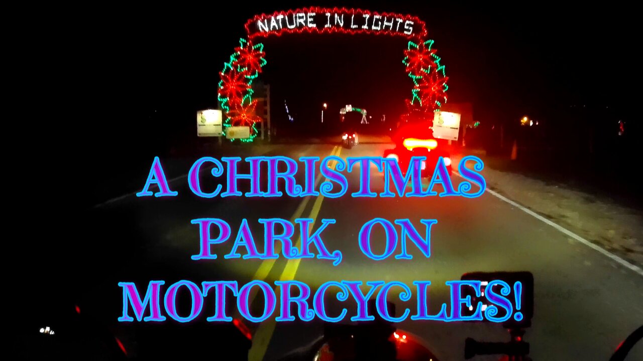 A CHRISMAS PARK ON MOTORCYCLES!